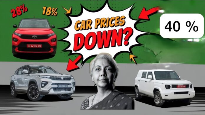 GST Tax on Cars in India GST Reforms , Car Prices Down